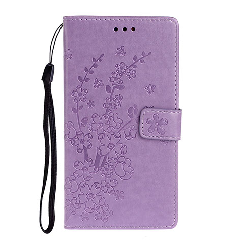 Coque Portefeuille Livre Cuir Etui Clapet T15 pour Huawei P40 Violet