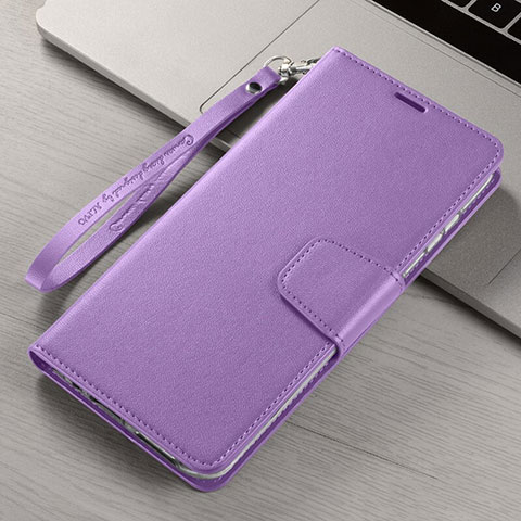 Coque Portefeuille Livre Cuir Etui Clapet T15 pour Xiaomi Mi Note 10 Pro Violet