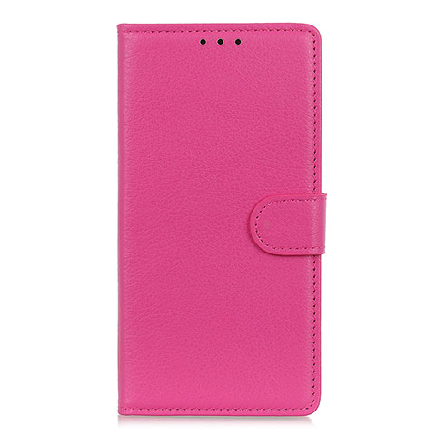 Coque Portefeuille Livre Cuir Etui Clapet T16 pour Samsung Galaxy Note 20 5G Rose Rouge