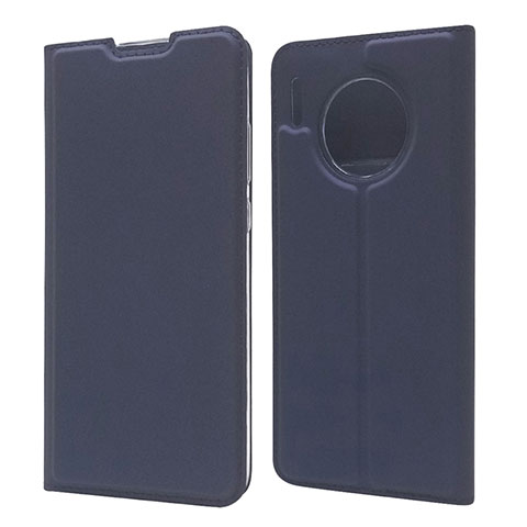 Coque Portefeuille Livre Cuir Etui Clapet T17 pour Huawei Mate 30 Pro Bleu