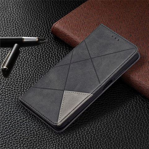 Coque Portefeuille Livre Cuir Etui Clapet T17 pour Xiaomi Poco M3 Noir