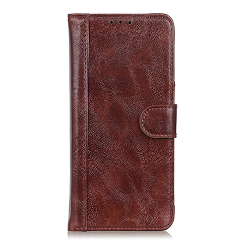 Coque Portefeuille Livre Cuir Etui Clapet T21 pour Samsung Galaxy Note 20 5G Marron