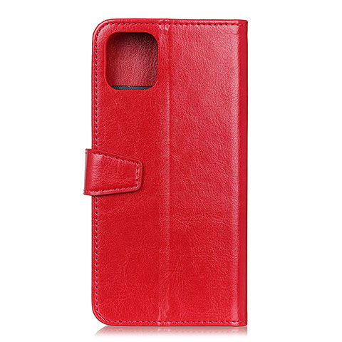 Coque Portefeuille Livre Cuir Etui Clapet T28 pour Xiaomi Mi 11 5G Rouge
