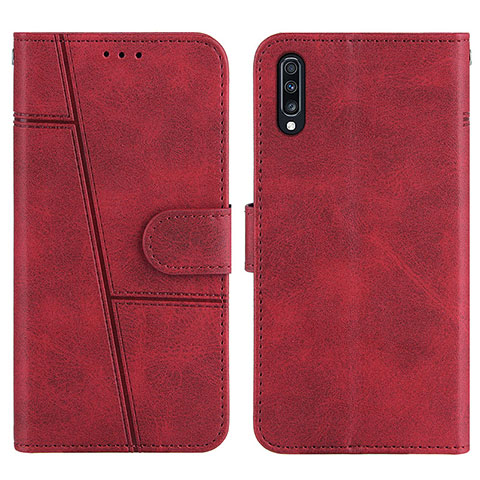 Coque Portefeuille Livre Cuir Etui Clapet Y01X pour Samsung Galaxy A70 Rouge