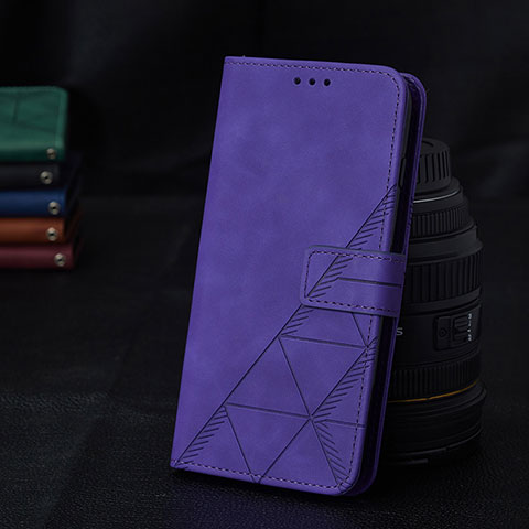 Coque Portefeuille Livre Cuir Etui Clapet Y02B pour Samsung Galaxy A15 5G Violet