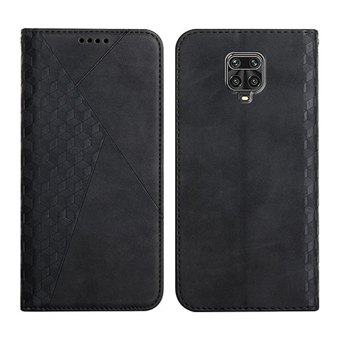 Coque Portefeuille Livre Cuir Etui Clapet Y02X pour Xiaomi Redmi Note 9 Pro Noir