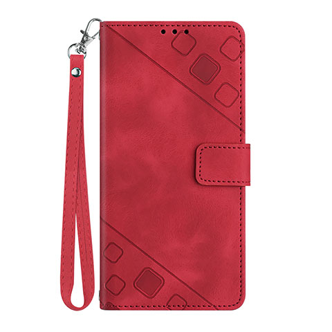 Coque Portefeuille Livre Cuir Etui Clapet Y03B pour Huawei Honor 9X Rouge