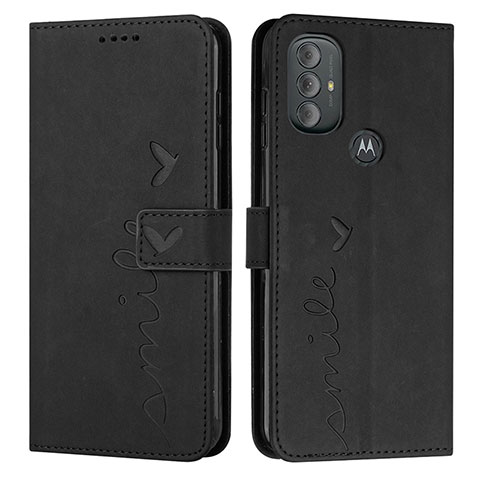 Coque Portefeuille Livre Cuir Etui Clapet Y03X pour Motorola Moto G Power (2022) Noir