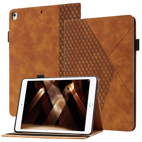 Coque Portefeuille Livre Cuir Etui Clapet YX1 pour Apple iPad Pro 10.5 Marron
