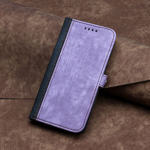 Coque Portefeuille Livre Cuir Etui Clapet YX5 pour Samsung Galaxy S22 Ultra 5G Violet