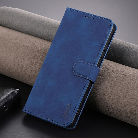 Coque Portefeuille Livre Cuir Etui Clapet YZ6 pour Oppo K11 5G Bleu