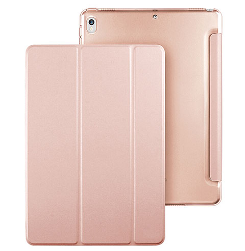 Coque Portefeuille Livre Cuir pour Apple iPad Pro 10.5 Or Rose