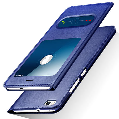 Coque Portefeuille Livre Cuir pour Huawei Nova Lite Bleu