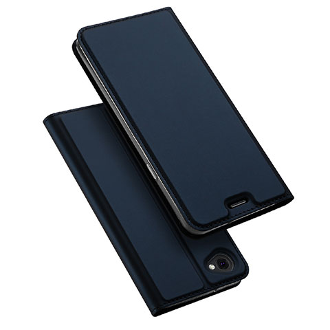 Coque Portefeuille Livre Cuir pour LG Q6 Bleu
