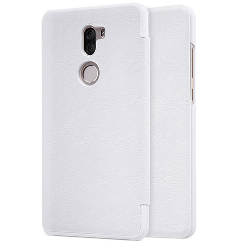 Coque Portefeuille Livre Cuir pour Xiaomi Mi 5S Plus Blanc