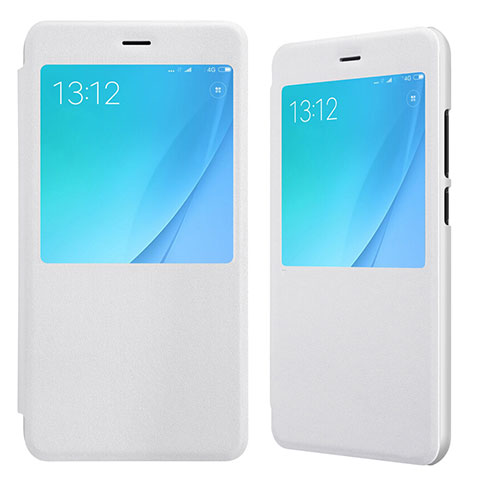 Coque Portefeuille Livre Cuir pour Xiaomi Mi 5X Blanc