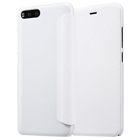 Coque Portefeuille Livre Cuir pour Xiaomi Mi 6 Blanc