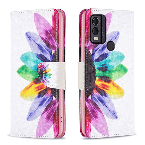 Coque Portefeuille Motif Fantaisie Livre Cuir Etui Clapet B01F pour Nokia C22 Mixte