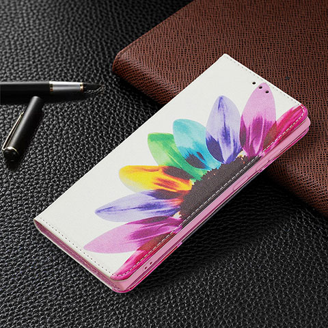 Coque Portefeuille Motif Fantaisie Livre Cuir Etui Clapet B03F pour Samsung Galaxy S23 Ultra 5G Colorful