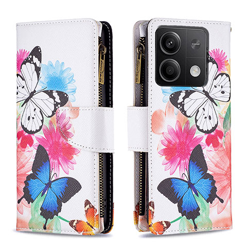 Coque Portefeuille Motif Fantaisie Livre Cuir Etui Clapet B04F pour Xiaomi Redmi Note 13 5G Colorful