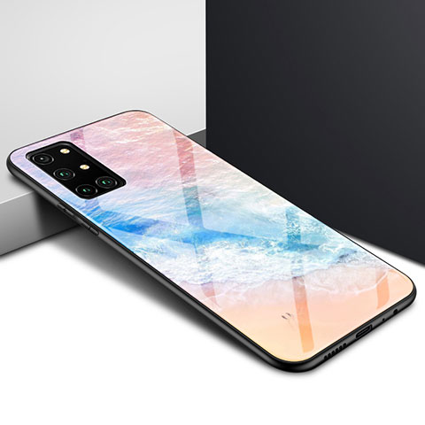 Coque Rebord Contour Silicone et Vitre Miroir Housse Etui pour OnePlus 8T 5G Colorful