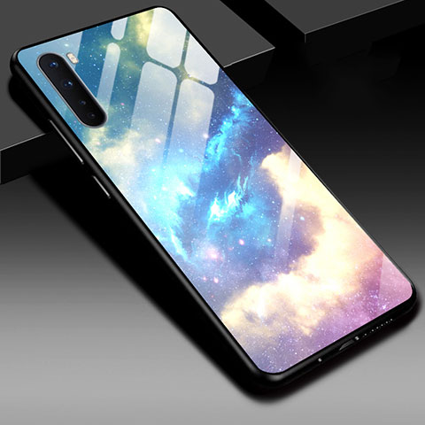 Coque Rebord Contour Silicone et Vitre Miroir Housse Etui pour OnePlus Nord Colorful