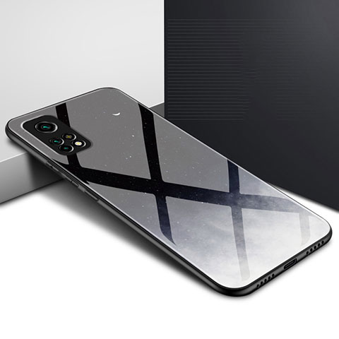 Coque Rebord Contour Silicone et Vitre Miroir Housse Etui pour Xiaomi Mi 10T 5G Noir
