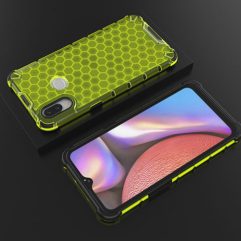 Coque Rebord Contour Silicone et Vitre Transparente Housse Etui 360 Degres AM1 pour Samsung Galaxy M01s Vert