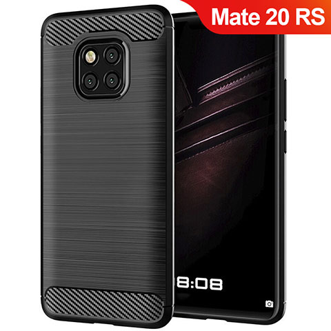 Coque Silicone Gel Serge pour Huawei Mate 20 RS Noir