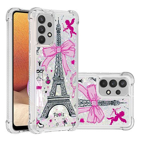 Coque Silicone Housse Etui Gel Bling-Bling S03 pour Samsung Galaxy M32 5G Mixte