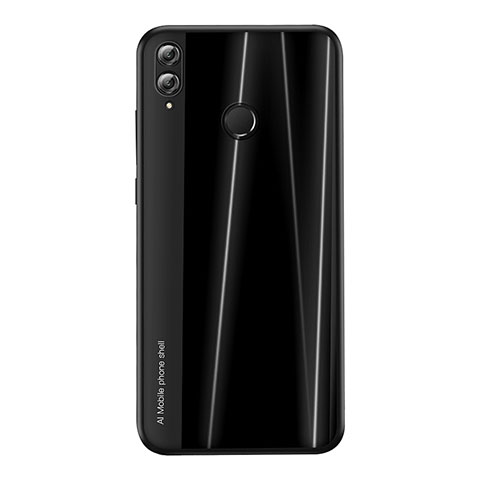 Coque Silicone Housse Etui Gel Line pour Huawei Honor V10 Lite Noir