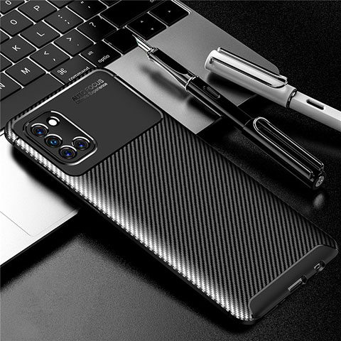 Coque Silicone Housse Etui Gel Serge pour Samsung Galaxy A31 Noir