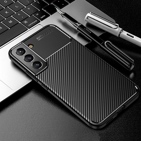 Coque Silicone Housse Etui Gel Serge S01 pour Samsung Galaxy S25 Plus 5G Noir