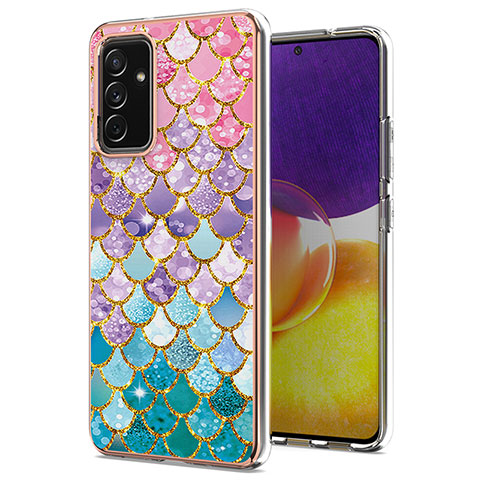 Coque Silicone Motif Fantaisie Souple Couleur Unie Etui Housse Y03B pour Samsung Galaxy A05s Colorful