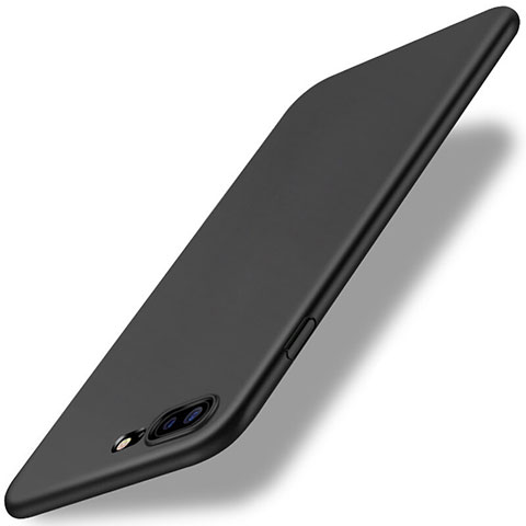 Coque Silicone Souple Couleur Unie Gel C01 pour Apple iPhone 7 Plus Noir