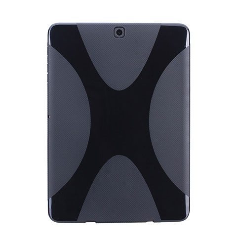 Coque Silicone Souple Vague X-Line pour Samsung Galaxy Tab S2 8.0 SM-T710 SM-T715 Noir