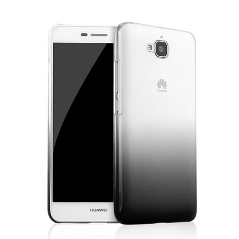 Coque Transparente Rigide Degrade pour Huawei Enjoy 5 Noir