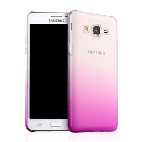 Coque Transparente Rigide Degrade pour Samsung Galaxy On5 G550FY Rose