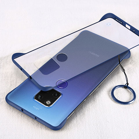 Coque Ultra Fine Plastique Rigide Etui Housse Transparente H05 pour Huawei Mate 20 Bleu