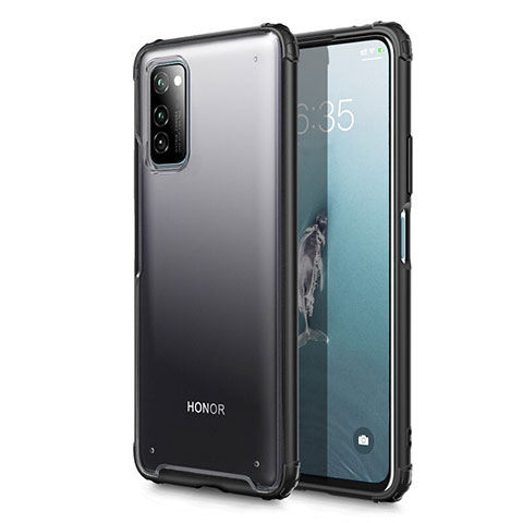 Coque Ultra Fine Plastique Rigide Etui Housse Transparente U01 pour Huawei Honor View 30 5G Noir