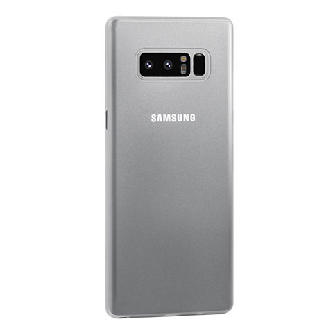 Coque Ultra Fine Plastique Rigide Etui Housse Transparente U01 pour Samsung Galaxy Note 8 Blanc