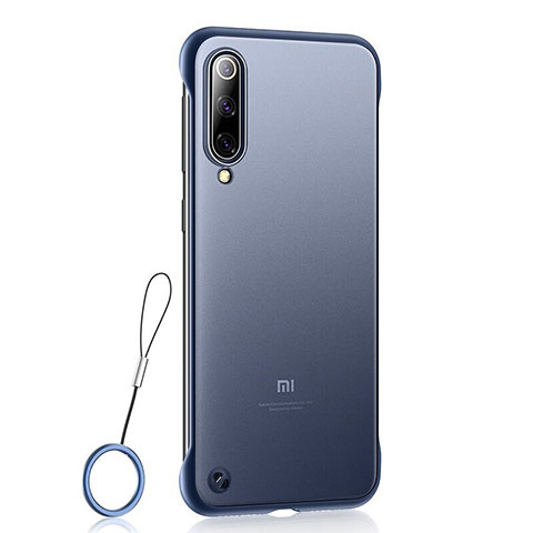 Coque Ultra Fine Plastique Rigide Etui Housse Transparente U01 pour Xiaomi Mi 9 Bleu