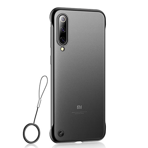 Coque Ultra Fine Plastique Rigide Etui Housse Transparente U01 pour Xiaomi Mi 9 Lite Noir
