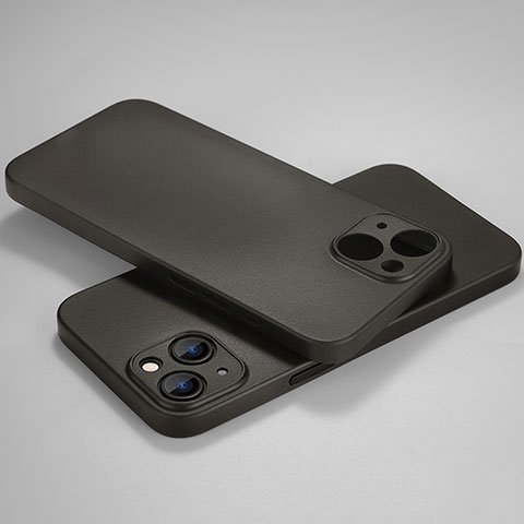 Coque Ultra Fine Plastique Rigide Etui Housse Transparente U02 pour Apple iPhone 14 Noir