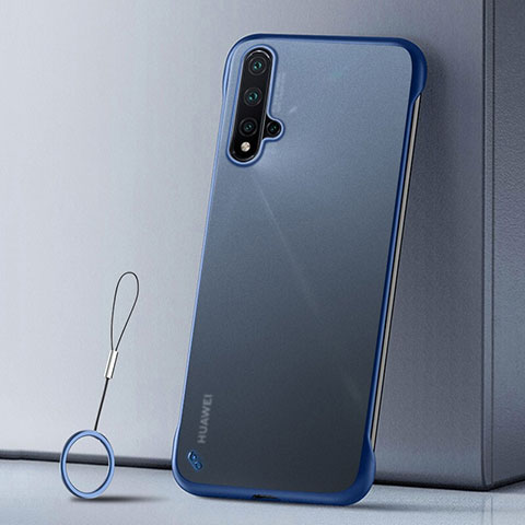 Coque Ultra Fine Plastique Rigide Etui Housse Transparente U02 pour Huawei Nova 5 Bleu