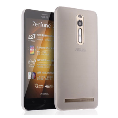 Coque Ultra Fine Plastique Rigide Transparente pour Asus Zenfone 2 ZE551ML ZE550ML Blanc