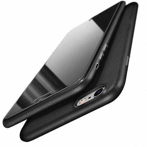 Coque Ultra Fine Plastique Rigide U03 pour Apple iPhone 6 Noir