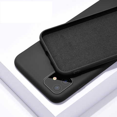 Coque Ultra Fine Silicone Souple 360 Degres Housse Etui C01 pour Apple iPhone 11 Noir