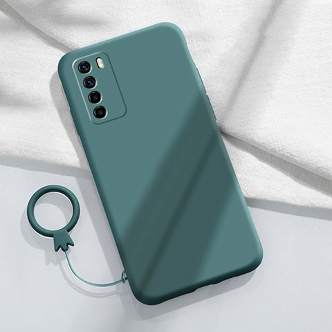 Coque Ultra Fine Silicone Souple 360 Degres Housse Etui C01 pour Huawei Honor Play4 5G Vert Nuit