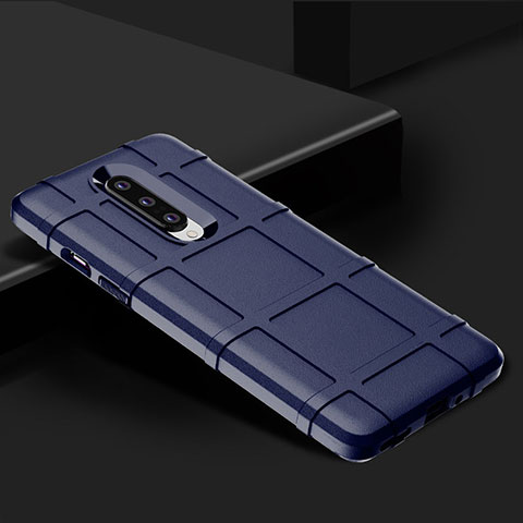 Coque Ultra Fine Silicone Souple 360 Degres Housse Etui C01 pour OnePlus 8 Bleu